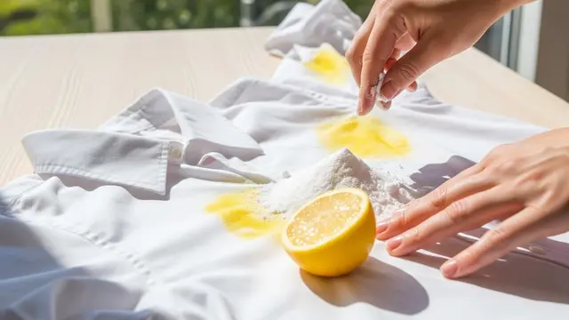 Kombinasi Lemon dan Garam untuk Noda Pakaian