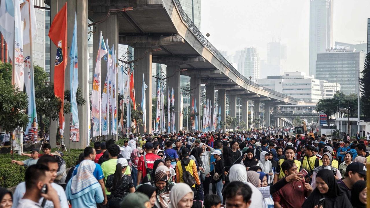 FOTO: CFD Perdana di Jalan Rasuna Said Jakarta