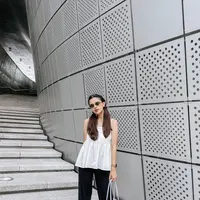 Gaya kasual yang inspiratif bisa ditiru dari OOTD Audi Marissa. [Foto: Instagram/ Audi Marissa]