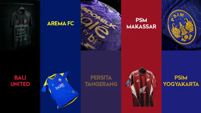 5 Jersey Terbaik BRI Super League 2025/2026 versi Bola.com