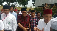 Calon wakil gubernur DKI Jakarta nomor urut dua itu mengaku dirinya tidak takut meski mendapat sambutan kurang baik