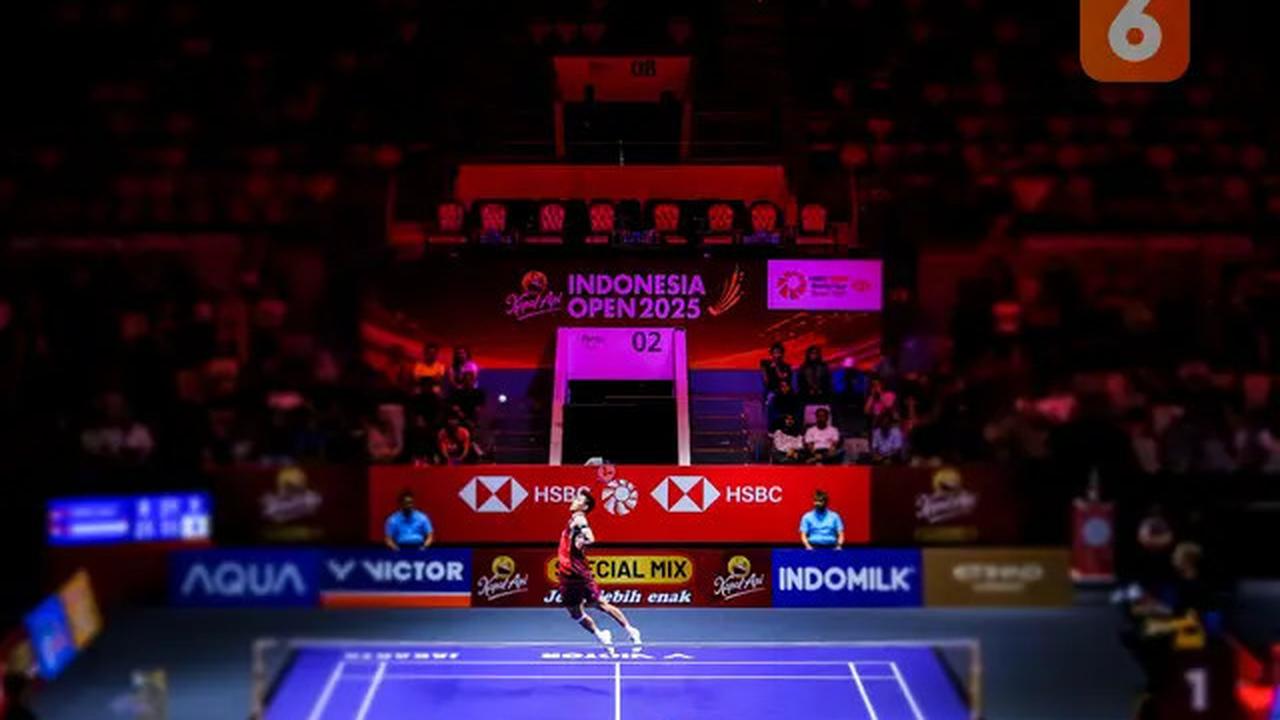 Foto: Aksi Jonatan Christie setelah Tak Lagi Jadi Penggawa Pelatnas PBSI di Indonesia Open 2025, Dapat Perlawanan Sengit