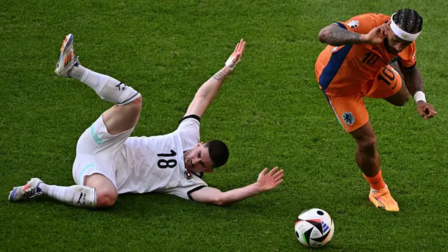 Belanda vs Austria di Euro 2024
