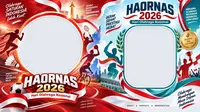 20 Twibbon HAORNAS 2026 dan Cara Menggunakannya, Ramaikan Hari Olahraga Nasional