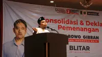 Kawan Gibran Deklarasi Pemenangan Prabowo-Gibran di Blitar