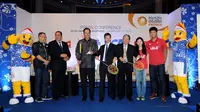 Konferensi pers BCA Indonesia Open 2016 (Helmi Fithriansyah/ Liputan6.com)