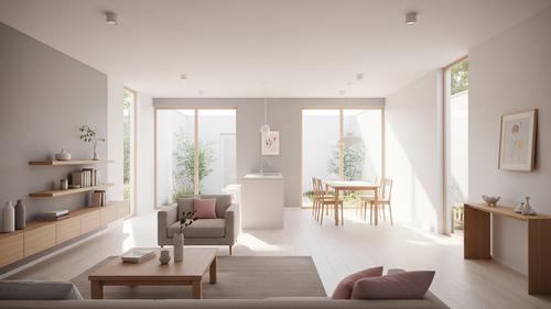 Desain Rumah Satu Lantai yang Tetap Terasa Luas Meski Lahan Terbatas (Image by Gemini AI)