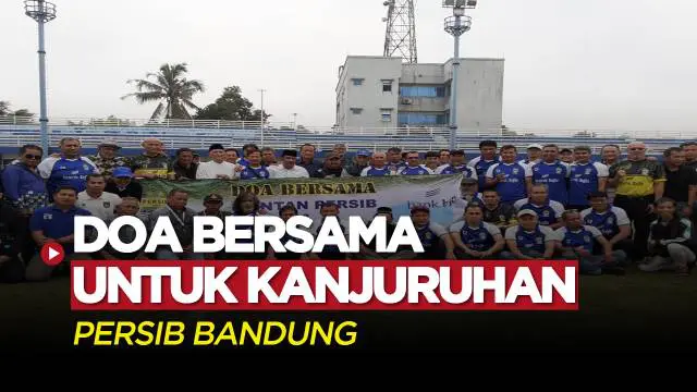 VIDEO: Doa dan Salat Gaib Bersama Legenda Persib Bandung untuk Korban Tragedi Kanjuruhan