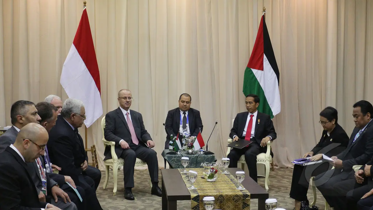 Presiden Joko Widodo Gelar Pertemuan Dengan PM Palestina