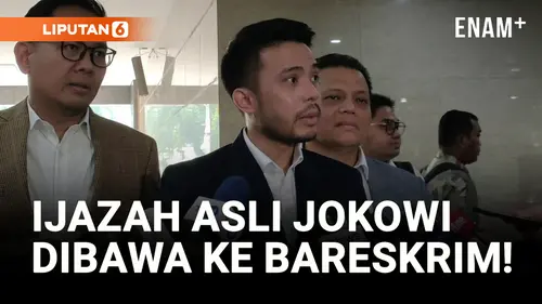VIDEO: Tim Jokowi Bawakan Ijazah Asli ke Bareskrim Polri!