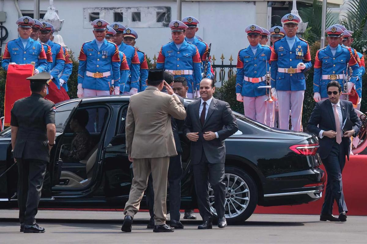 FOTO: Menhan Sjafrie Terima Kunjungan Menhan Qatar Bahas Kerja Sama Pertahanan