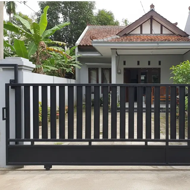 9 Desain Pagar Minimalis untuk Rumah Type 45 di Desa, Modern dan Estetik