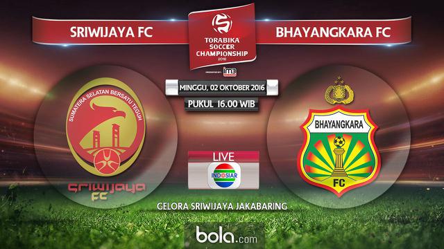 Sriwijaya FC Vs Bhayangkara FC (Bola.com/Adreanus TItus)