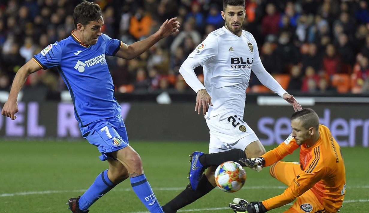 6. Jaime Mata (Getafe) - 13 Gol (3 Penalti). (AFP/Jose Jordan)