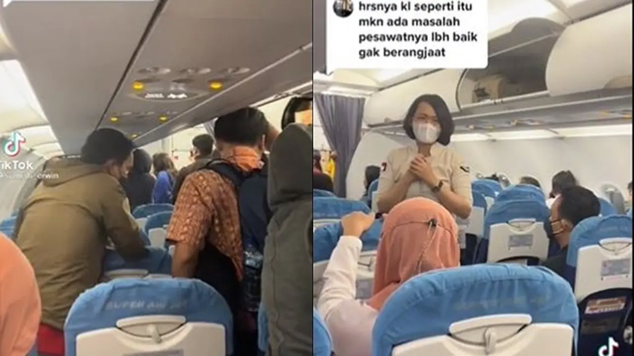 Curiga Pesawat Delay Selama 3 Jam, Penumpang Super Air Jet Ramai Putuskan Turun