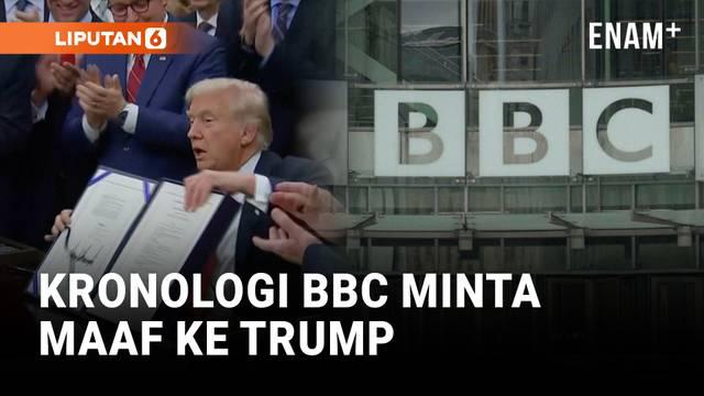 BBC menyampaikan permintaan maaf resmi kepada Presiden Amerika Serikat Donald Trump terkait edit menyesatkan dalam dokumenter yang menampilkan pidatonya pada 6 Januari 2021.