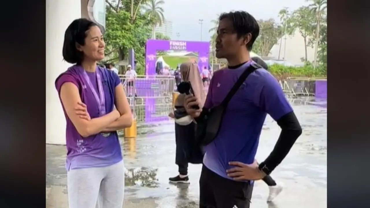 Videonya Sempat Viral, Caroline Riady Sebut Jarang Naik Helikopter dan Ungkap Fakta Unik Soal Sampo. foto: TikTok @bayubeha