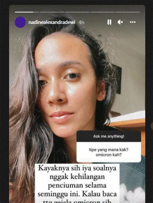 Nadine Alexandra (Instagram/nadinealexandradewi)