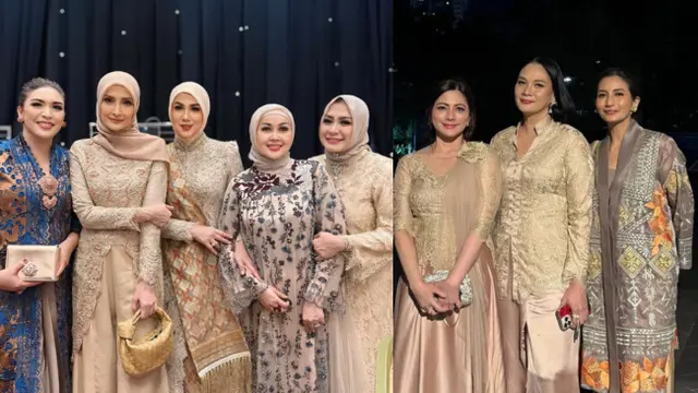 Deretan Artis Hadir di Pernikahan Anak Bella Saphira, Jadi Ajang Reuni Artis Lawas (Foto: Dok. Marini Zumarnis dan Cut Keke)