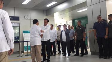 Jokowi-Prabowo bertemu di Stasiun MRT Lebak Bulus, Sabtu (13/7/2019)
