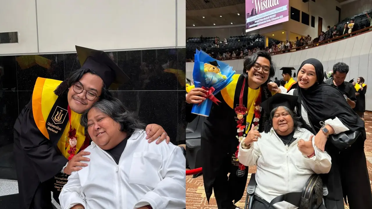 Momen Wisuda Anak Suty Karno, Penuh Haru dan Kebanggaan