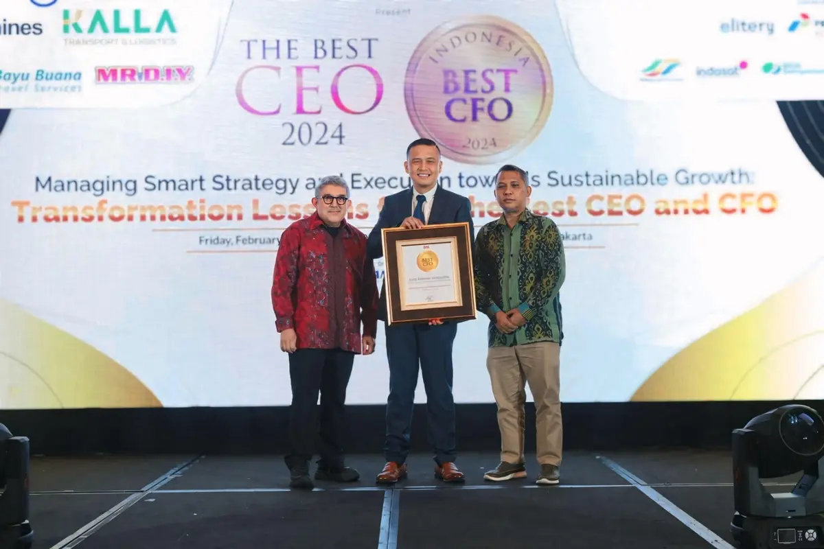 Direktur Keuangan dan Manajemen Risiko BPJS Ketenagakerjaan Raih Penghargaan Indonesia The Best CFO 2024