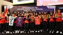 Skuad Jakarta Pertamina Enduro yang akan berlaga di kompetisi Proliga 2026 pada acara launching tim untuk kompetisi Proliga 2026 yang berlangsung di Enduro x Fastron Lounge, Gedung Oil Center, Thamrin, Jakarta Pusat pada Senin (05/01/2026).