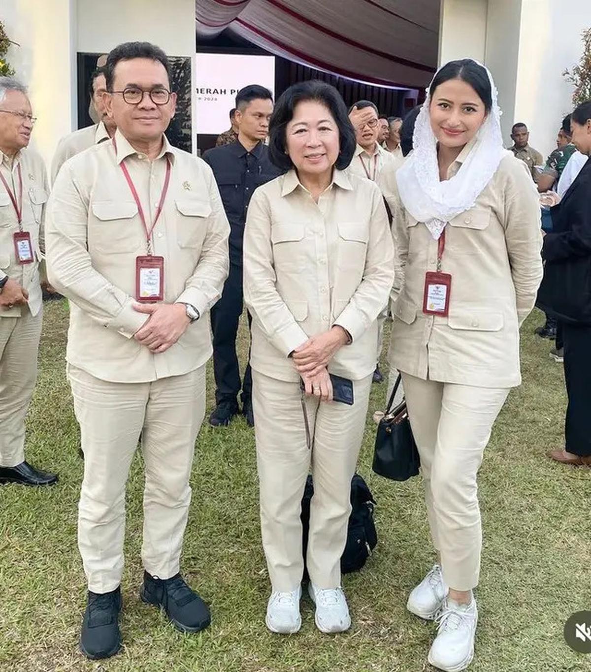 6 Outfit Wakil Menteri Termuda Dyah Roro Esti saat Pembengkalan Menteri di Magelang, Dekat dengan Veronica Tan