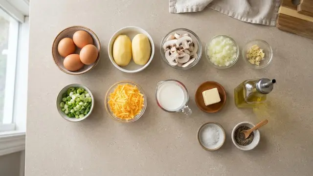 Omelet Jamur Kentang