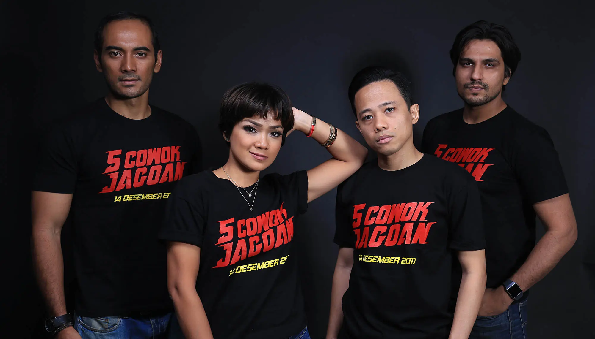Media visit film 5 Cowok Jagoan (Bambang E. Ros/bintang.com)
