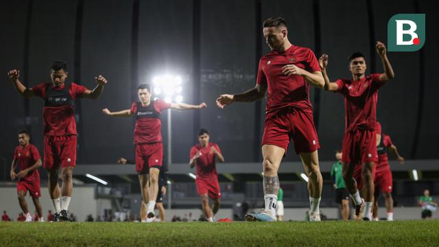Latihan Timnas Indonesia Menjelang Laga FIFA Matchday Melawan Burundi