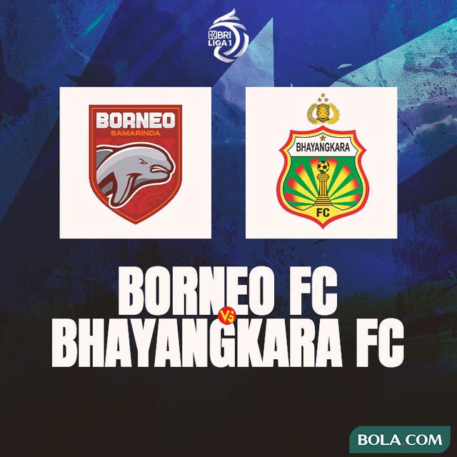 Liga 1 - Borneo FC Vs Bhayangkara FC