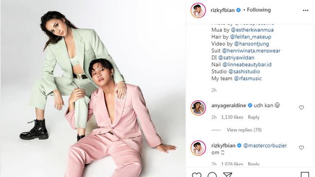 Anya Geraldine Foto Bareng Rizky Febian Pacar Cemburu Showbiz Liputan6 Com