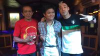 Steven Kwa bersama Ikmal Tobing dan Iwan Xaverius. (Istimewa)