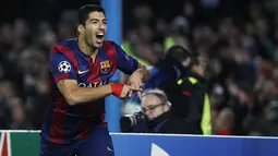 Barcelona memboyong Luis Suarez dari Liverpool dengan bandrol 65 juta Pounds (Rp1,25 triliun) (AFP Photo)