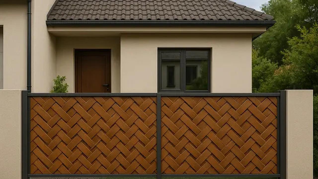 7 Model Pagar Rumah Minimalis Modern Perpaduan Kayu dan Besi, Bikin Fasad Makin Berkelas