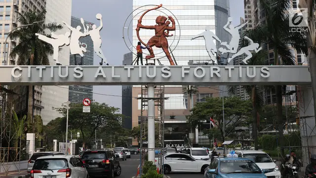 Sambut Asian Games 2018, Gerbang Pintu Satu Senayan Dipercantik