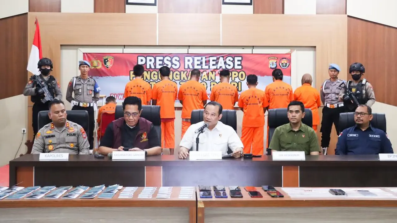 Satreskrim Polres Metro Jakarta Selatan (Jaksel) membongkar kasus dugaan Tindak Pidana Perdagangan Orang (TPPO).