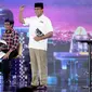 Cagub nomor urut 3 Anies Baswedan saat debat final cagub DKI di Hotel Bidakara, Jakarta, Jumat (10/2). Anies menilai gagasan paslon nomor urut 1 dan 2 terkait dengan penyandang disabilitas kurang solutif. (Liputan6.com/Faizal Fanani)