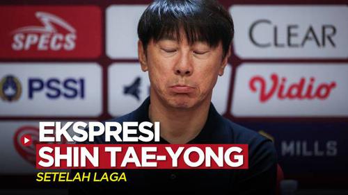 VIDEO: Ekspresi-Ekspresi Menarik Shin Tae-yong setelah Laga Timnas Indonesia U-20 Vs Fiji