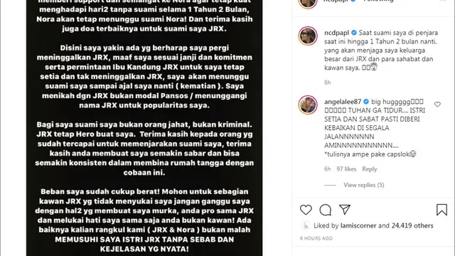Nora Alexandra dan Jerinx SID