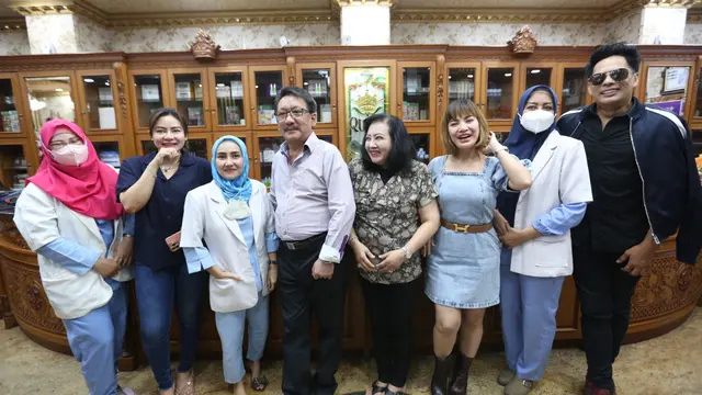 Joe Richard ditemui di Klinik Queen di kawasan Sunter Agung, Jakarta Utara