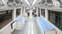 Dalam rangka persiapan peluncuran pengoperasian, LRT Jabodebek akan melakukan uji coba dengan penumpang terbatas yang akan dilakukan mulai 12 Juli hingga 15 Agustus 2023. (Liputan6.com/Faizal Fanani)