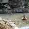 3 Jam Petugas Damkar Bujuk WNA Aljazair Keluar dari Danau Sunter