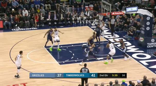 Berita video game recap NBA 2017-2018 antara Minnesota Timberwolves melawan Memphis Grizzlies dengan skor 113-94.