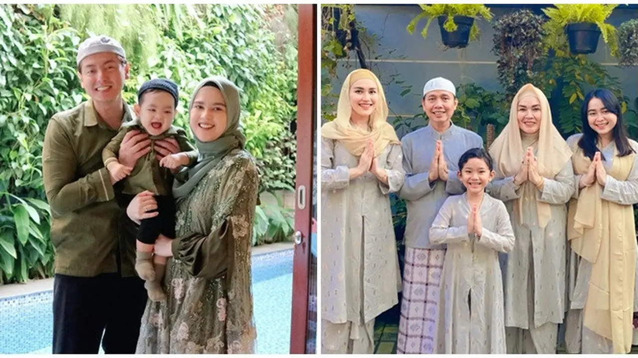 Potret 8 Keluarga Selebriti Rayakan Iduladha 2021, Kompak Banget