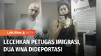 Melecehkan Petugas Imigrasi Bandara Soetta, dua WNA asal Jepang dan Australia dideportasi dan masuk daftar cekal atau tidak boleh datang kembali ke Indonesia. Salah seorang WNA melemparkan amplop berisi dokumen saat diperiksa di Bandara Soetta.