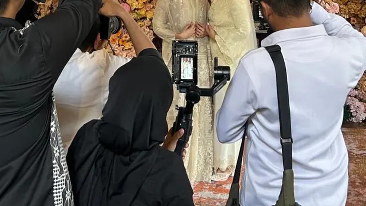 Tampilan Elegan Alyssa Daguise Dibalut Busana Pastel saat Pengajian Jelang Pernikahan, Aura Calon Pengantin Terpancar