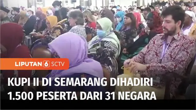 Dihadiri peserta dari puluhan negara, pembukaan Kongres Ulama Perempuan Indonesia ke-2 digelar di Semarang, Jawa Tengah. Kongres ini ditujukan untuk menunjukkan peran perempuan dalam membangun kebijakan yang ramah dan melindungi jiwa perempuan.