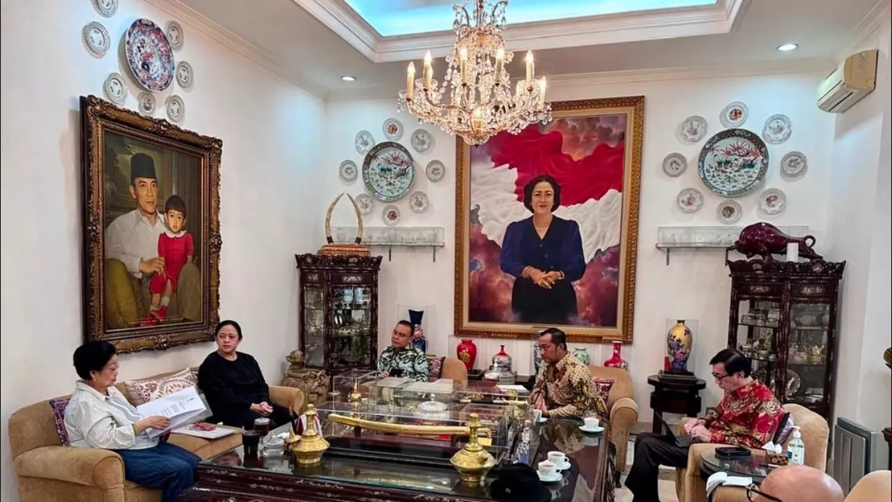 Ketua Harian DPP Partai Gerindra Sufmi Dasco Ahmad mengunggah momen pertemuannya dengan Ketua Umum PDIP Megawati Soekarnoputri lewat akun Instagram pribadinya @sufmi_dasco, pada Kamis (5/6/2025). (Instagram)